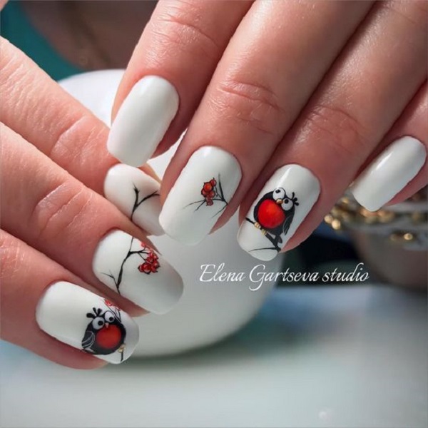 60 White Nail Art Designs Nenuno Creative