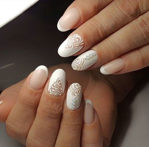 60 White Nail Art Designs - nenuno creative