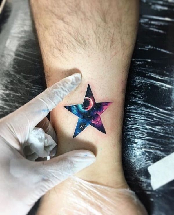 Geometric Galaxy Design by Jordanne at Timeless Tattoo in Minneapolis MN   rtattoos