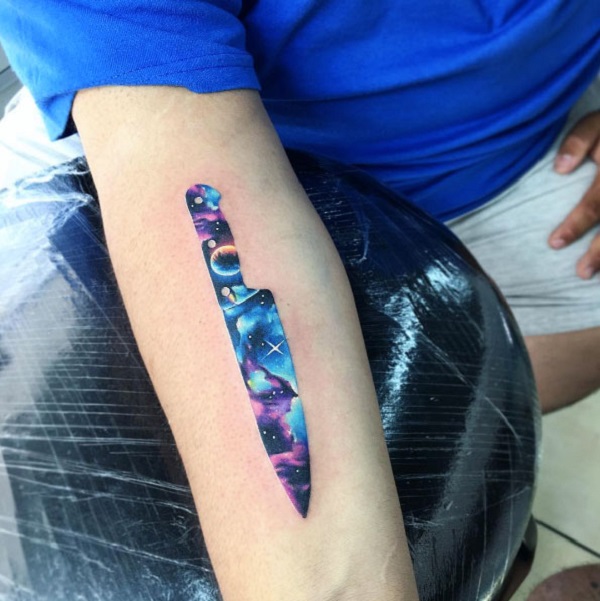 60 ideas for a gorgeous galaxy tattoo you will definitely love