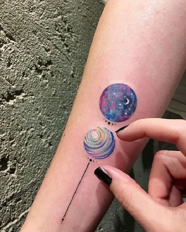 30 Mesmerizing Galaxy Tattoo Ideas for Men  Women in 2023