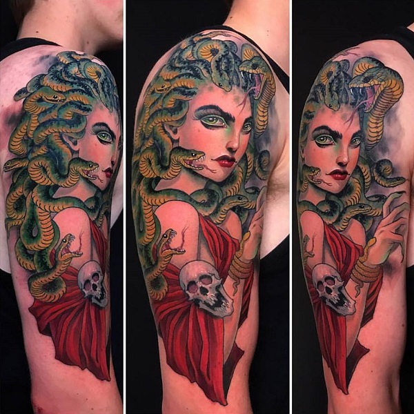 42 Fearsome and Awesome Medusa Tattoos With Meaning