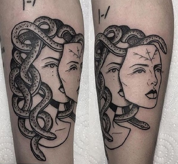 2688 Medusa Tattoo Images Stock Photos  Vectors  Shutterstock