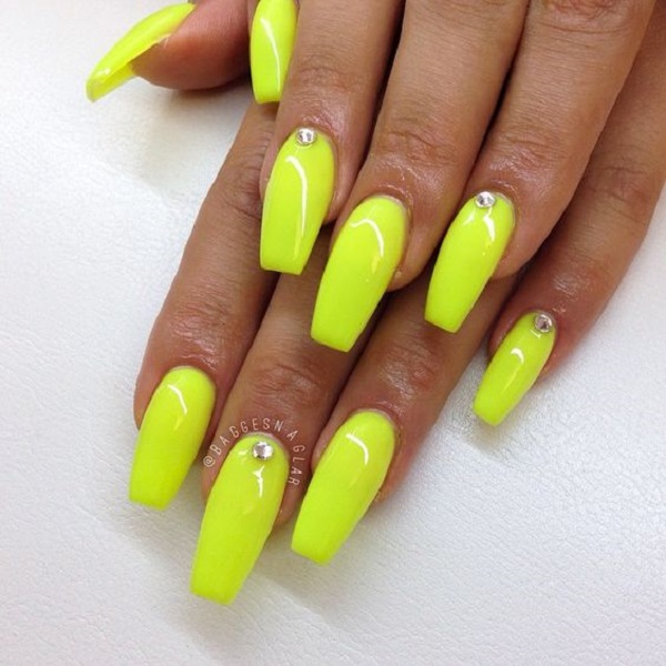 45 Yellow Nail Art Designs - nenuno creative