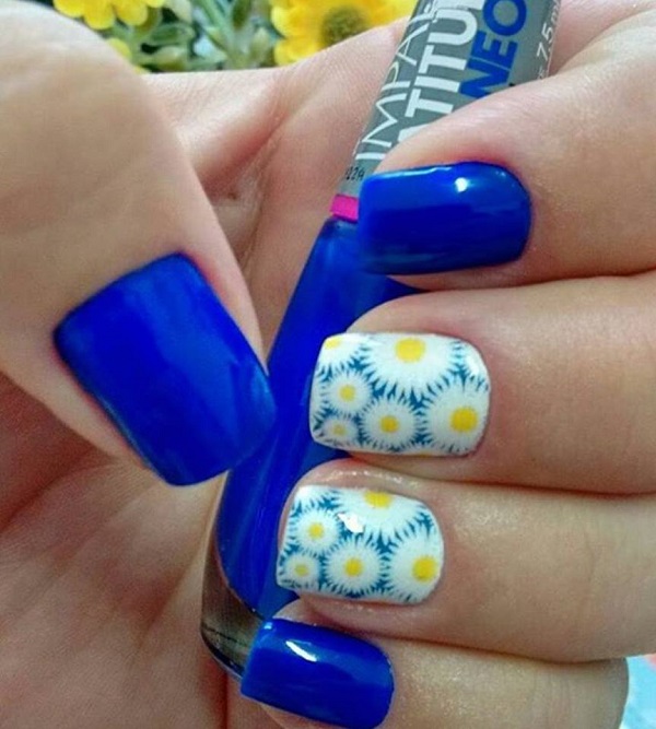 65 Blue Nail Art Ideas Nenuno Creative