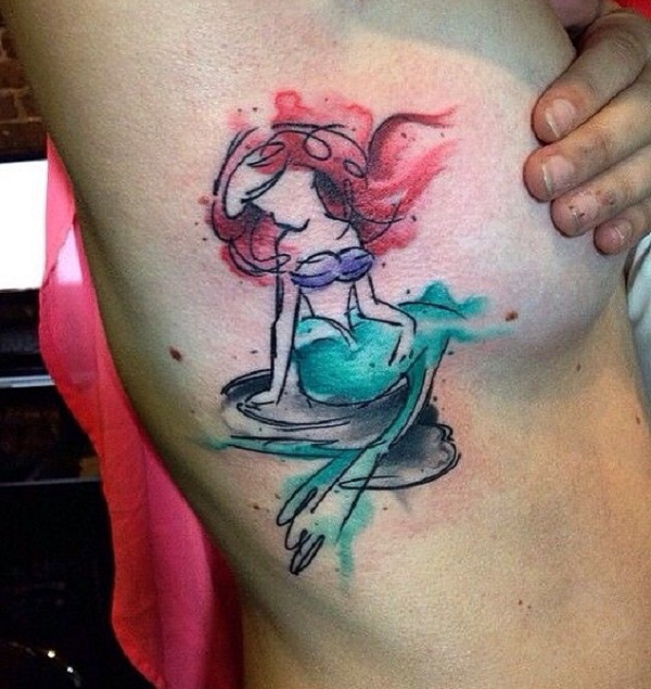 Siren Mermaid Tattoo by @cesar_lfctattoo - Tattoogrid.net