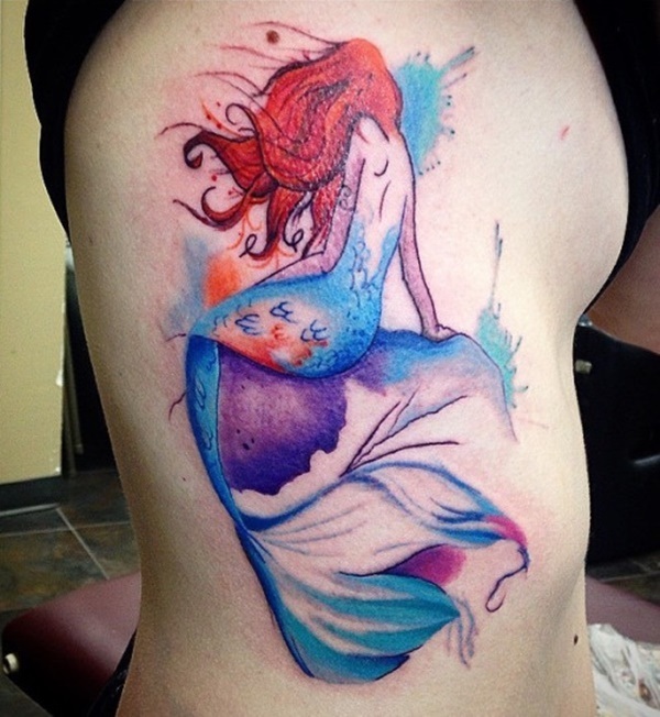 27 Lovely Mermaid Thigh Tattoos  Tattoo Designs  TattoosBagcom