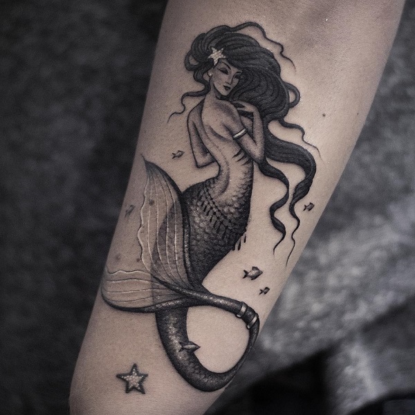 Buy Mermaid Tattoo Design Online In India  Etsy India