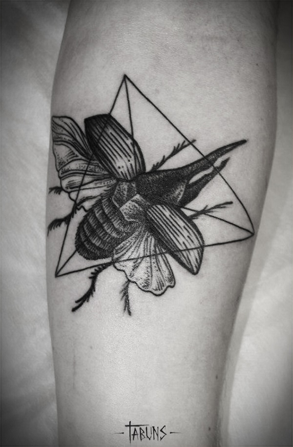 Tattoo uploaded by minerva  Awesome Purple Beetle Tattoo by Eva stitch  crossstitch style eva beetle volkswagen  Tattoodo