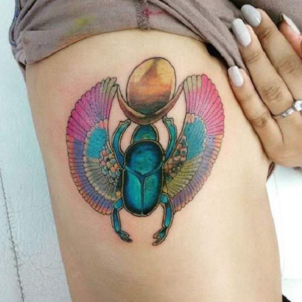 450 Scarab Beetle Tattoo Illustrations RoyaltyFree Vector Graphics   Clip Art  iStock