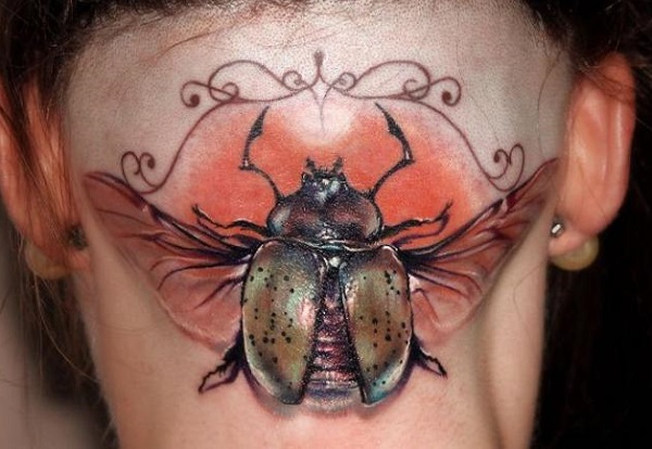The Beetle  The Most Famous Of All Egyptian Designs In Tattoo Art