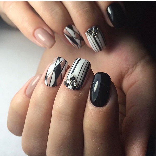 60 GEOMETRIC NAIL ART IDEAS nenuno creative