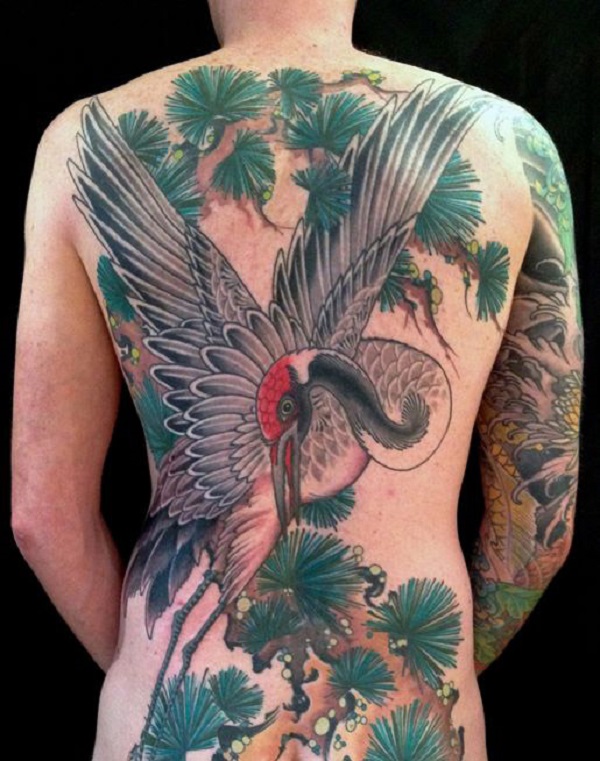 84 Traditional Japanese Crane Tattoo Designs  Meaning