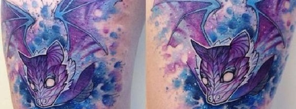 Cool Bat Tattoo Idea