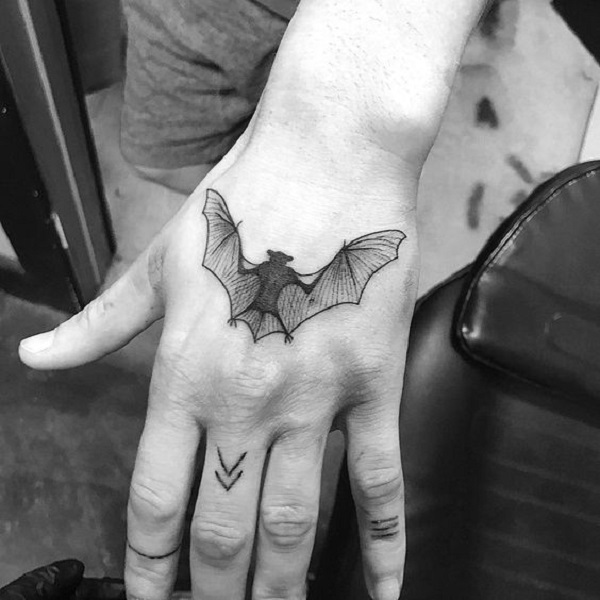 greg the tiny bat done by me tattoo 2021  rArt