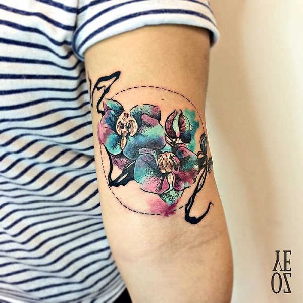 Orchid 🤍 . . #tattoo #tattoos #ink #inked #art #tattooartist #tattooart # tattooed #tattoolife #artist #tattooideas #instagood #tatto... | Instagram