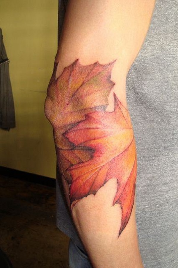 11 perfectly edgy leaf tattoos to celebrate the fact that FALL IS FINALLY  HERE | Small tattoos, Leaf tattoos, Tattoos with meaning