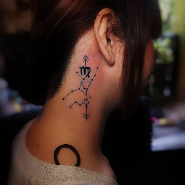 10 Best Virgo Zodiac Sign Tattoos Best Virgo Zodiac Sign Tattoo Ideas   MrInkwells