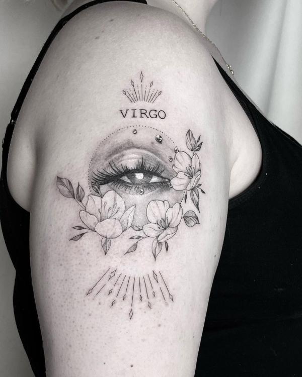 virgo zodiac tattoos