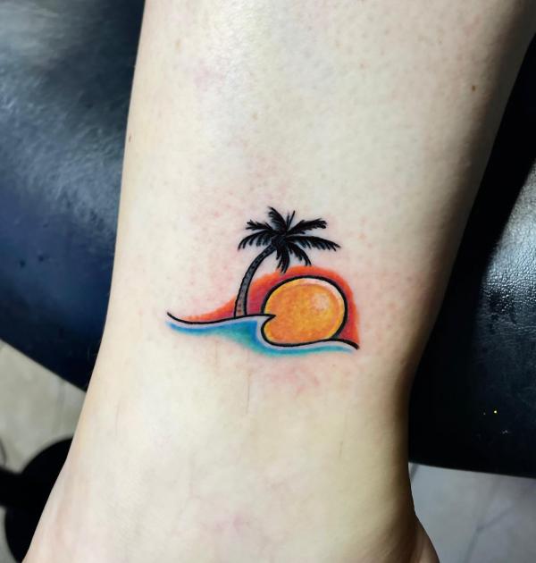 10 Beautiful Palm Tree Tattoo Ideas for the Nature Lover