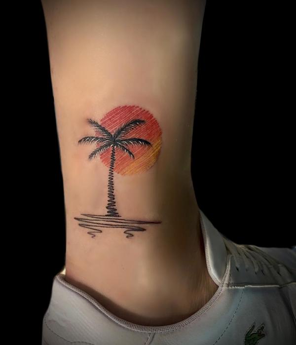 Tattooing Paradise Incredible Palm Tree Tattoo Designs nenuno creative