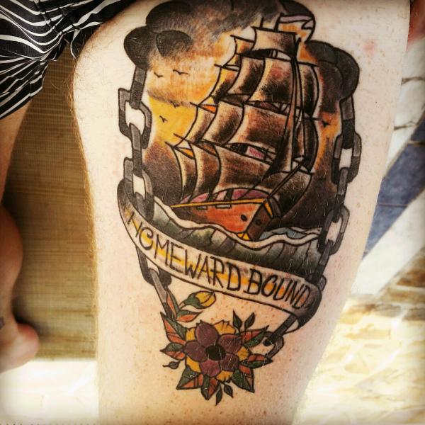 Homeward Bound  Old School Tattoo